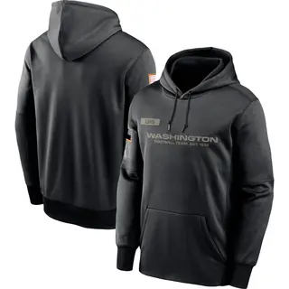 Washington Commanders Men's 2020 Salute to Service Sideline Performance Pullover Hoodie - Black