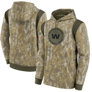 Washington Commanders Men's 2021 Salute to Service Therma Performance Pullover Hoodie - Camo