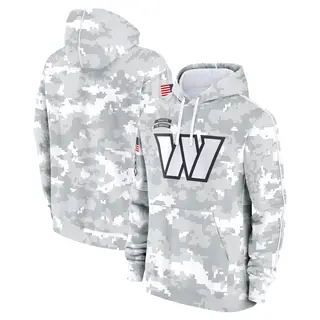 Washington Commanders Men's 2024 Salute to Service Club Fleece Pullover Hoodie - Arctic Camo
