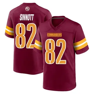 Washington Commanders Men's Ben Sinnott Game Burgundy Jersey