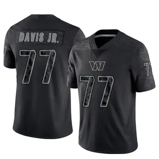 Washington Commanders Men's Carl Davis Jr. Limited Reflective Jersey - Black