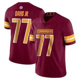 Washington Commanders Men's Carl Davis Jr. Limited Vapor Burgundy Jersey