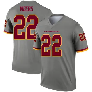 Washington Commanders Men's Car'lin Vigers Legend Inverted Jersey - Gray