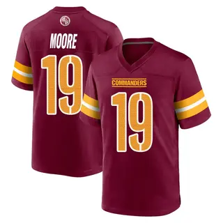 Washington Commanders Men's Chris Moore Game Burgundy Jersey