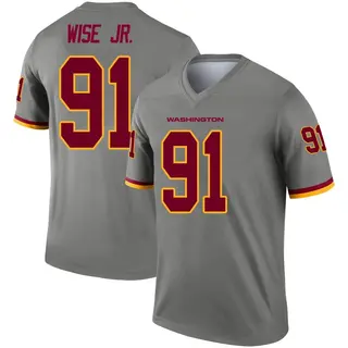 Washington Commanders Men's Deatrich Wise Jr. Legend Inverted Jersey - Gray