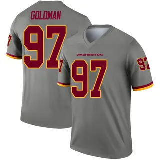 Washington Commanders Men's Eddie Goldman Legend Inverted Jersey - Gray