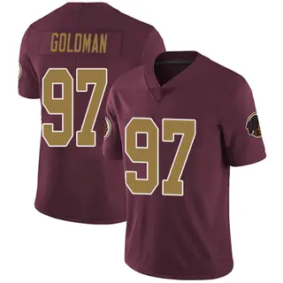 Washington Commanders Men's Eddie Goldman Limited Burgundy Alternate Vapor Untouchable Jersey