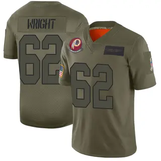 Washington Commanders Men's Gabe Wright Limited 2019 Salute to Service Jersey - Camo