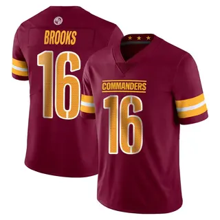 Washington Commanders Men's Ja'Corey Brooks Limited Vapor Burgundy Jersey