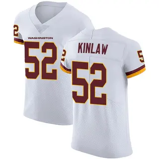 Washington Commanders Men's Javon Kinlaw Elite Vapor Untouchable Jersey - White