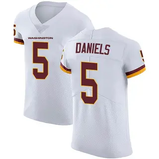 Washington Commanders Men's Jayden Daniels Elite Vapor Untouchable Jersey - White