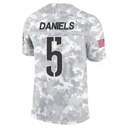 Washington Commanders Men's Jayden Daniels Limited 2024 Salute to Service Jersey - Arctic Camo