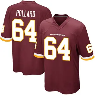 Washington Commanders Men's Norell Pollard Game Burgundy Team Color Jersey