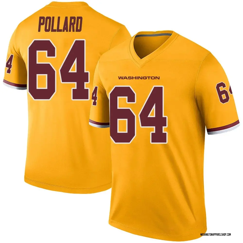 Washington Commanders Men's Norell Pollard Legend Color Rush Jersey - Gold