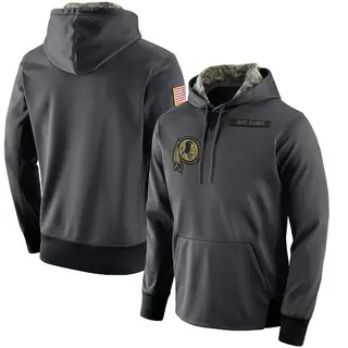 Washington Commanders Men's Salute to Service Player Performance Hoodie - Anthracite