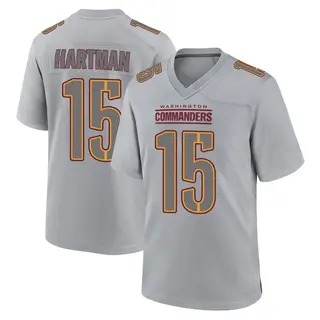 Washington Commanders Men's Sam Hartman Game Atmosphere Fashion Jersey - Gray