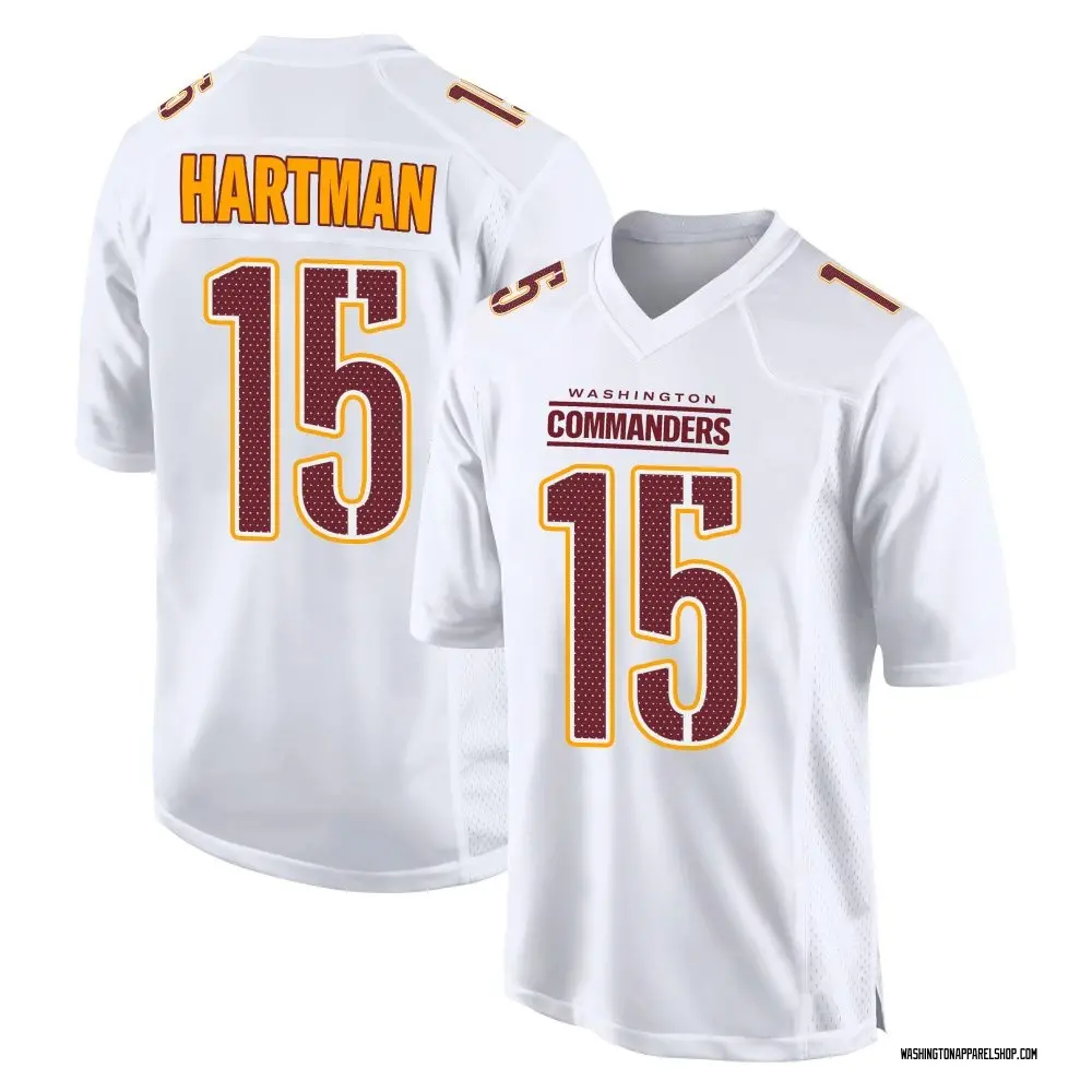 Washington Commanders Men's Sam Hartman Game Tundra Fashion Jersey - White