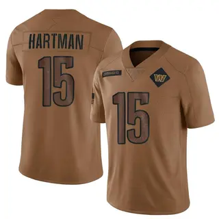 Washington Commanders Men's Sam Hartman Limited 2023 Salute To Service Jersey - Brown
