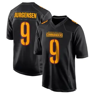 Washington Commanders Men's Sonny Jurgensen Game Carbon Fashion Jersey - Black