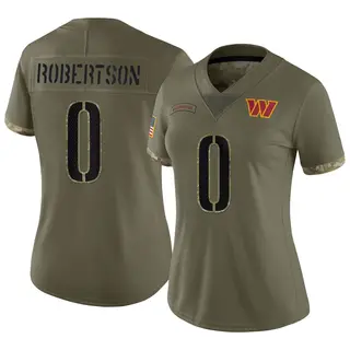 Washington Commanders Women's Amik Robertson Limited 2022 Salute To Service Jersey - Olive