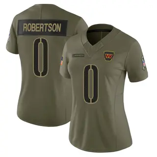 Washington Commanders Women's Amik Robertson Limited 2025 Salute to Service Jersey - Olive