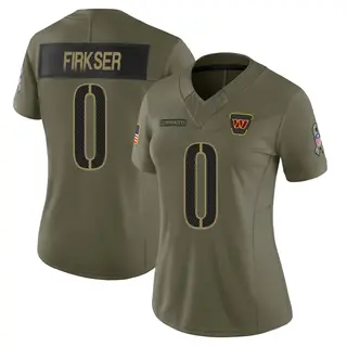Washington Commanders Women's Anthony Firkser Limited 2025 Salute to Service Jersey - Olive