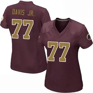 Washington Commanders Women's Carl Davis Jr. Game Burgundy Alternate Jersey