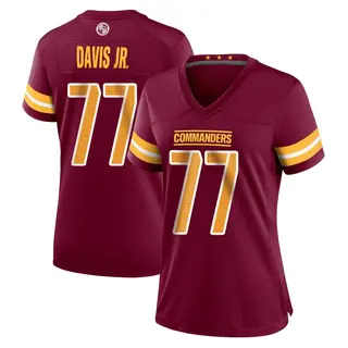 Washington Commanders Women's Carl Davis Jr. Game Burgundy Jersey