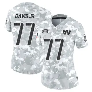 Washington Commanders Women's Carl Davis Jr. Limited 2024 Salute to Service Jersey - Arctic Camo