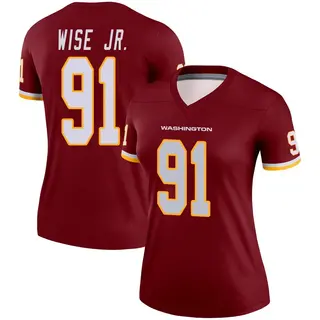 Washington Commanders Women's Deatrich Wise Jr. Legend Burgundy Jersey