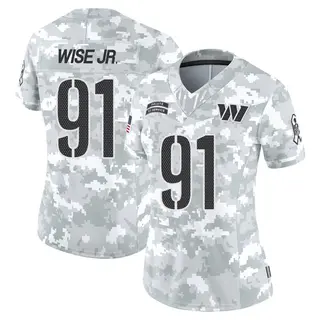 Washington Commanders Women's Deatrich Wise Jr. Limited 2024 Salute to Service Jersey - Arctic Camo
