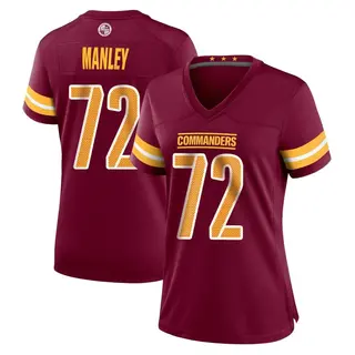 Washington Commanders Women's Dexter Manley Game Burgundy Jersey