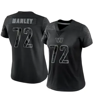 Washington Commanders Women's Dexter Manley Limited Reflective Jersey - Black