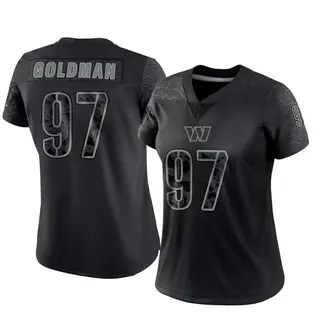 Washington Commanders Women's Eddie Goldman Limited Reflective Jersey - Black