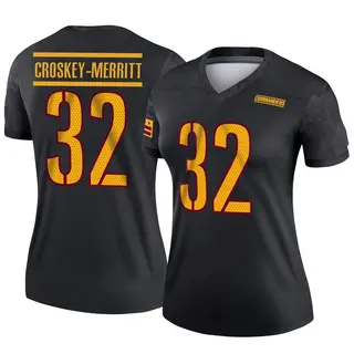 Washington Commanders Women's Jacory Croskey-Merritt Legend Alternate Jersey - Black