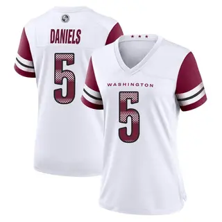 Washington Commanders Women's Jayden Daniels Game Jersey - White