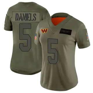 Washington Commanders Women's Jayden Daniels Limited 2019 Salute to Service Jersey - Camo