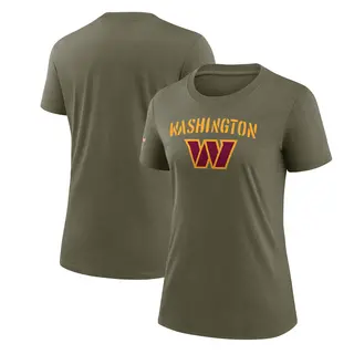 Washington Commanders Women's Legend 2022 Salute To Service T-Shirt - Olive
