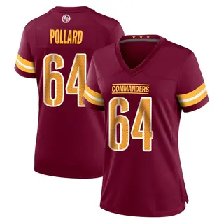 Washington Commanders Women's Norell Pollard Game Burgundy Jersey