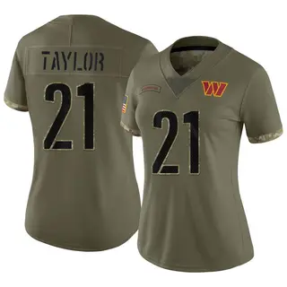Washington Commanders Women's Sean Taylor Limited 2022 Salute To Service Jersey - Olive