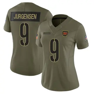 Washington Commanders Women's Sonny Jurgensen Limited 2025 Salute to Service Jersey - Olive