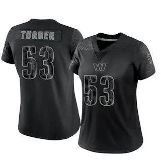 Washington Commanders Women's Trai Turner Limited Reflective Jersey - Black