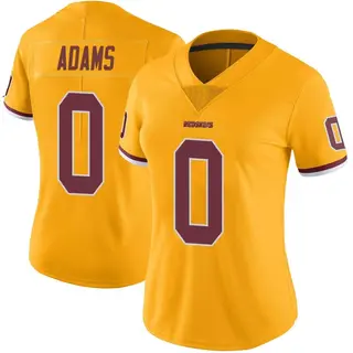 Washington Commanders Women's Will Adams Limited Color Rush Jersey - Gold