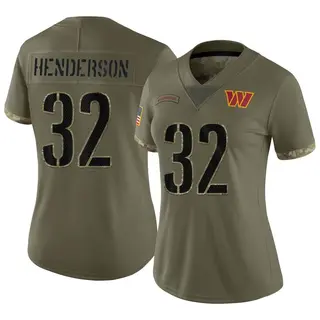 Washington Commanders Women's Xavier Henderson Limited 2022 Salute To Service Jersey - Olive