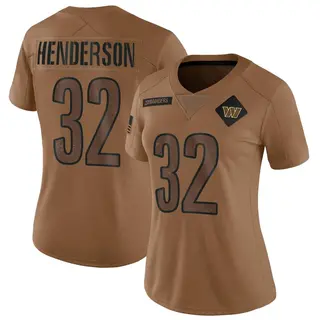 Washington Commanders Women's Xavier Henderson Limited 2023 Salute To Service Jersey - Brown