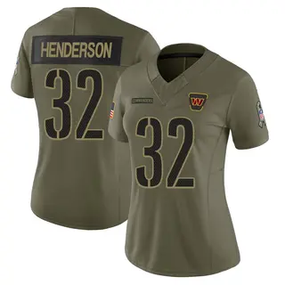 Washington Commanders Women's Xavier Henderson Limited 2025 Salute to Service Jersey - Olive