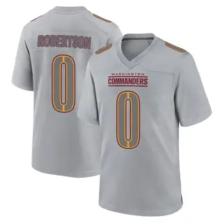 Washington Commanders Youth Amik Robertson Game Atmosphere Fashion Jersey - Gray