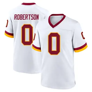 Washington Commanders Youth Amik Robertson Game Jersey - White