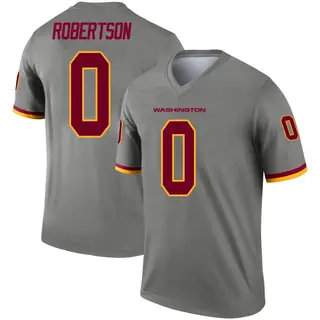 Washington Commanders Youth Amik Robertson Legend Inverted Jersey - Gray
