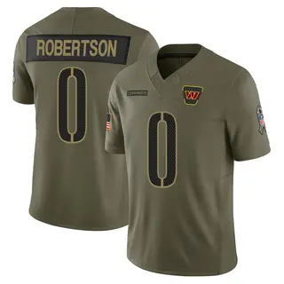 Washington Commanders Youth Amik Robertson Limited 2025 Salute to Service Jersey - Olive
